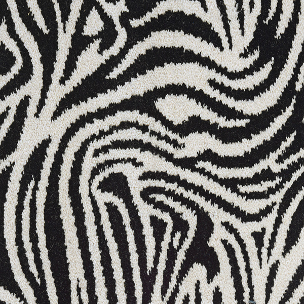 Couristan Carpets Zebra-Ax Black Couristan