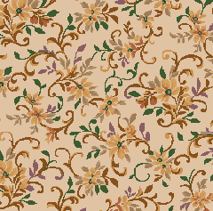 Milliken Carpets Floral Spray Opal