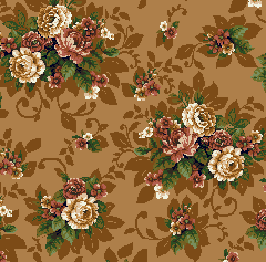 Milliken Carpets Floral Lace Maize