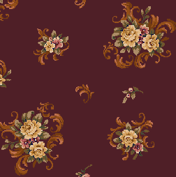 Milliken Carpets Cameo Rose Garnet