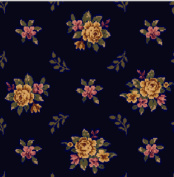 Milliken Carpets Floral Cottage Sapphire
