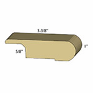 bhwfloors Hardwood Accessories Overlap Stair Nose BAMBOO HARDWOODS