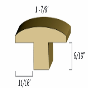 bhwfloors Hardwood Accessories T-Mold BAMBOO HARDWOODS