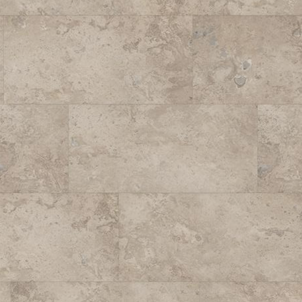 TRUCOR Waterproof Flooring by Dixie Home Tile Collection Travertine Taupe DIXIE HOME