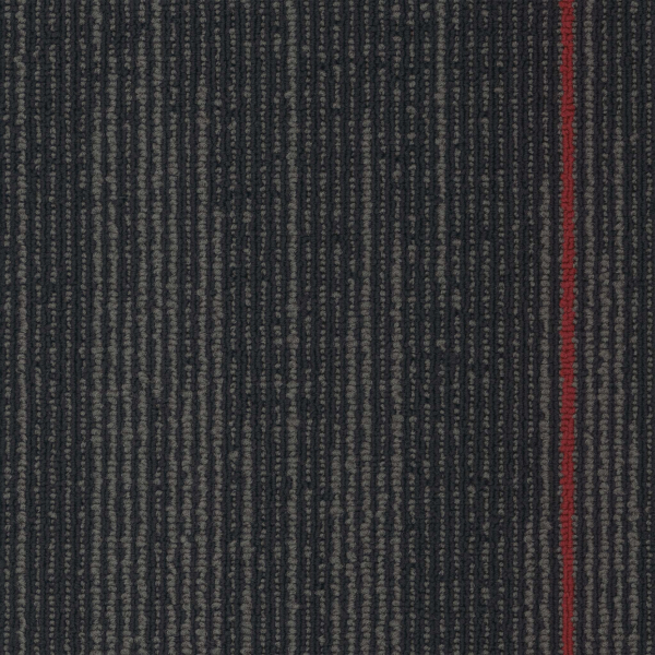Pentz Carpet Tile by Engineered Floors Reverb Plank Crimson ENGINEERED FLOORS