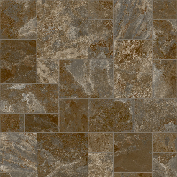Congoleum ArmorCore Terrace Paver Fresh Brew CONGOLEUM