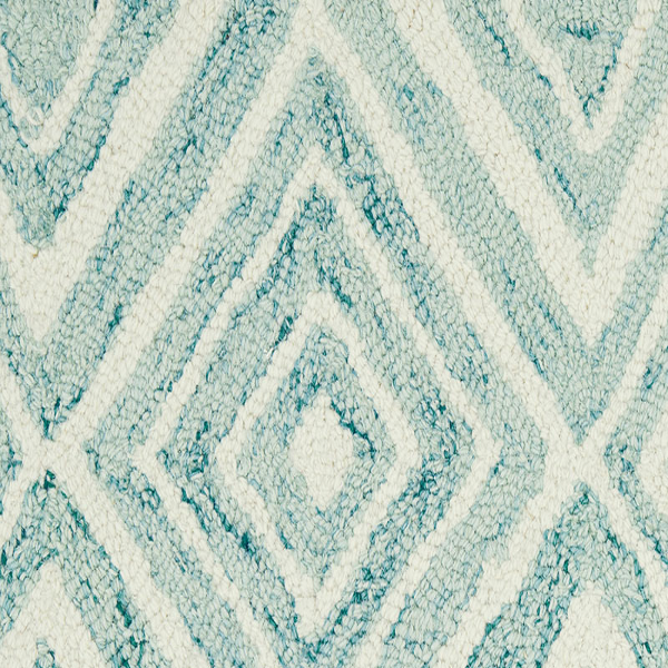 Couristan Carpets Fire Diamonds Turquoise Couristan