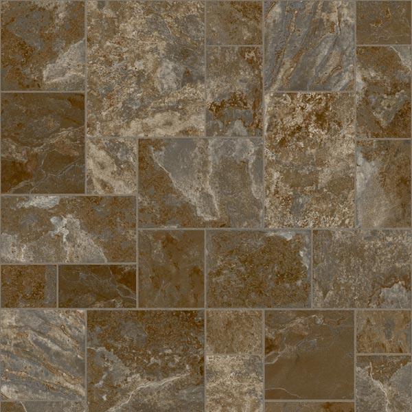 Congoleum ArmorCore Terrace Paver Fresh Brew CONGOLEUM