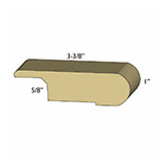 bhwfloors Hardwood Accessories Overlap Stair Nose BAMBOO HARDWOODS