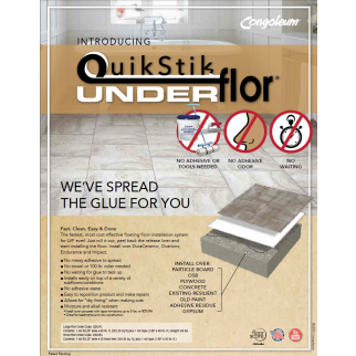 DuraCeramic Tile Accessories QuikStik Underflor Small Boxes Congoleum