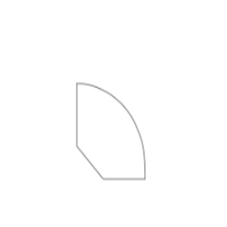 Shaw Luxury Vinyl Accessories Quarter Round 3.4-15M (Alabaster) SHAW