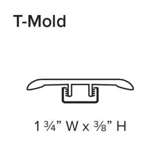 Stanton Decorative Waterproof Flooring Accessories T-Mold (Toasted Timber) STANTON