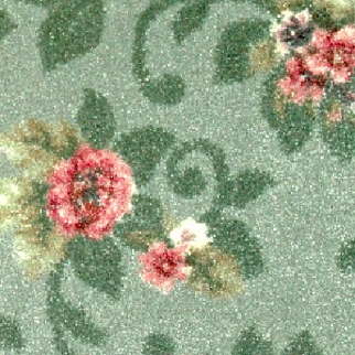 Milliken Carpets Floral Lace Aqua II