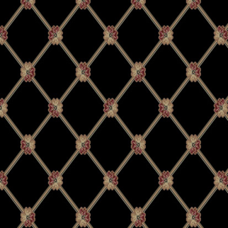 Kane Carpet Traditional Trellis Black Diamond KANE