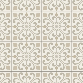 Armstrong Vinyl Floors Amador Medallion 6 Creme ARMSTRONG
